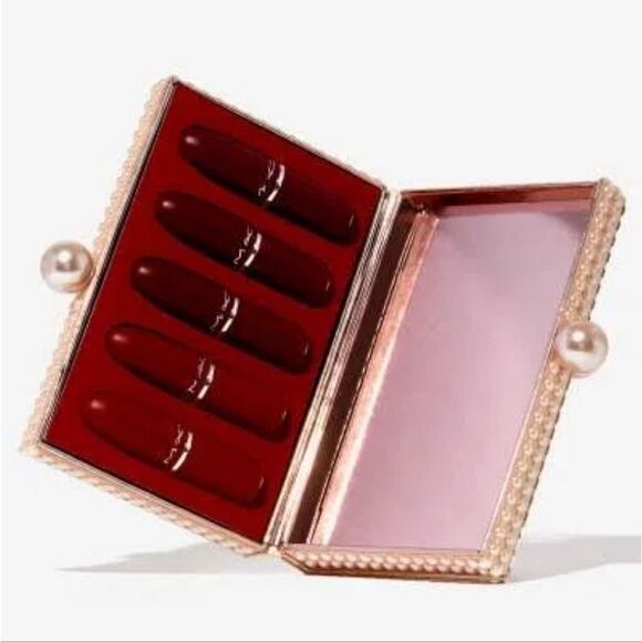 MAC Taste of MAC 5 Piece Full Size Lipstick Set with Pearl Case - Picture 5 of 14